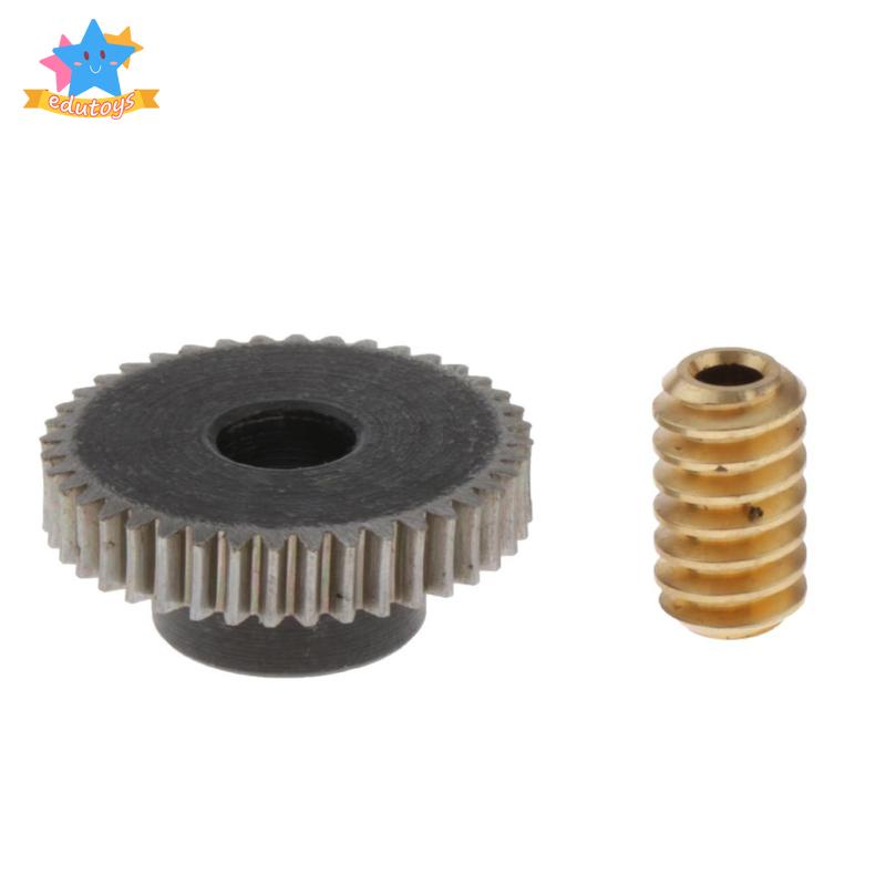 Mô Đun Bánh Răng 0.5 Modulus 40T Bằng Thép + Trục Bánh Răng Đồng