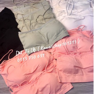 Ms02 áo bra trơn bra ngang ngực dạng ống 2 dây - hàng giá sỉ - dư tú lệ
