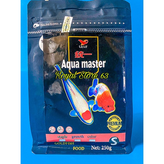 Aquamaster (túi 250gram) thức ăn cho cá Koi, Ranchu