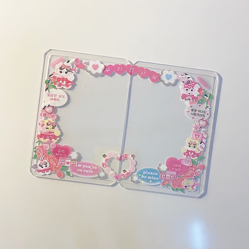 Toploader trang trí sẵn, đựng card idol, otp