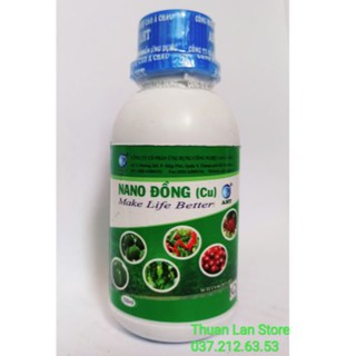 Nano Đồng (Cu) Chống Rét, Diệt Nấm Khuẩn ( chai 100ml )