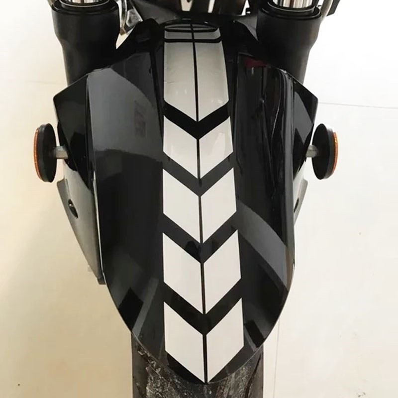 Decal phản quang dán tấm chắn bùn cho xe máy, xe đạp