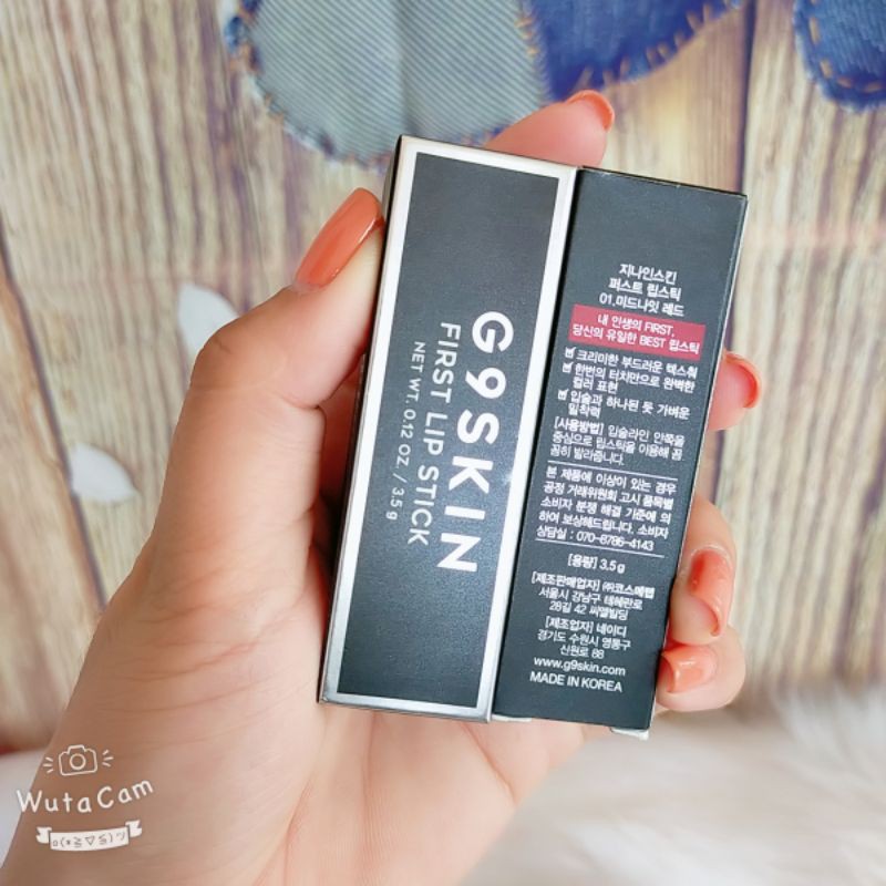 (CHÍNH HÃNG) Son thỏi lì G9skin First V-Fit Lipstick