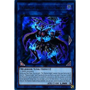 Thẻ bài Yugioh - TCG - The Phantom Knights of Rusty Bardiche / LEHD-ENC00