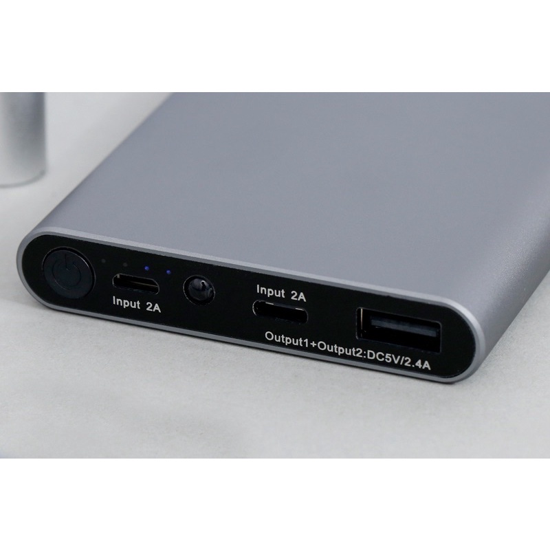 Pin sạc dự phòng Polymer 10000mAh Type C eSaver PJ JP106S Nhôm Bạc