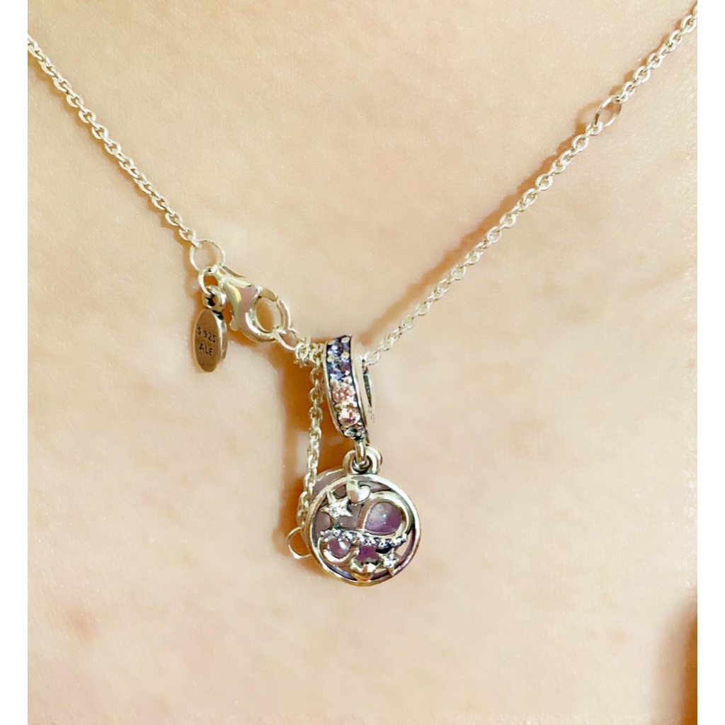 Mặt Dây Chuyền Hình Trái Tim Và Ngôi Sao Lấp Lánh