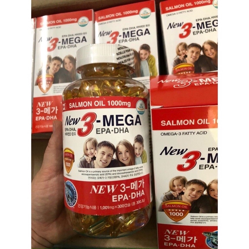 Viên uống #omega 3 bổ sung DHA 300 viên hàn quốc