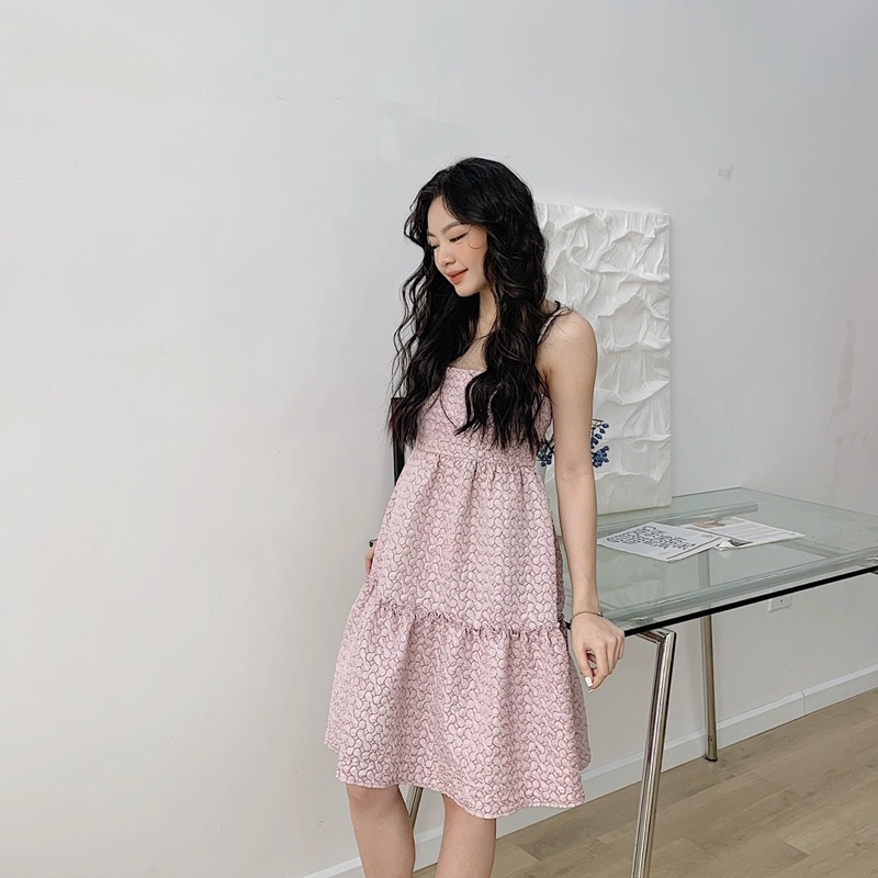 YU CHERRY | Đầm hai dây nhiều tầng Ruffle Layer Dress YD151