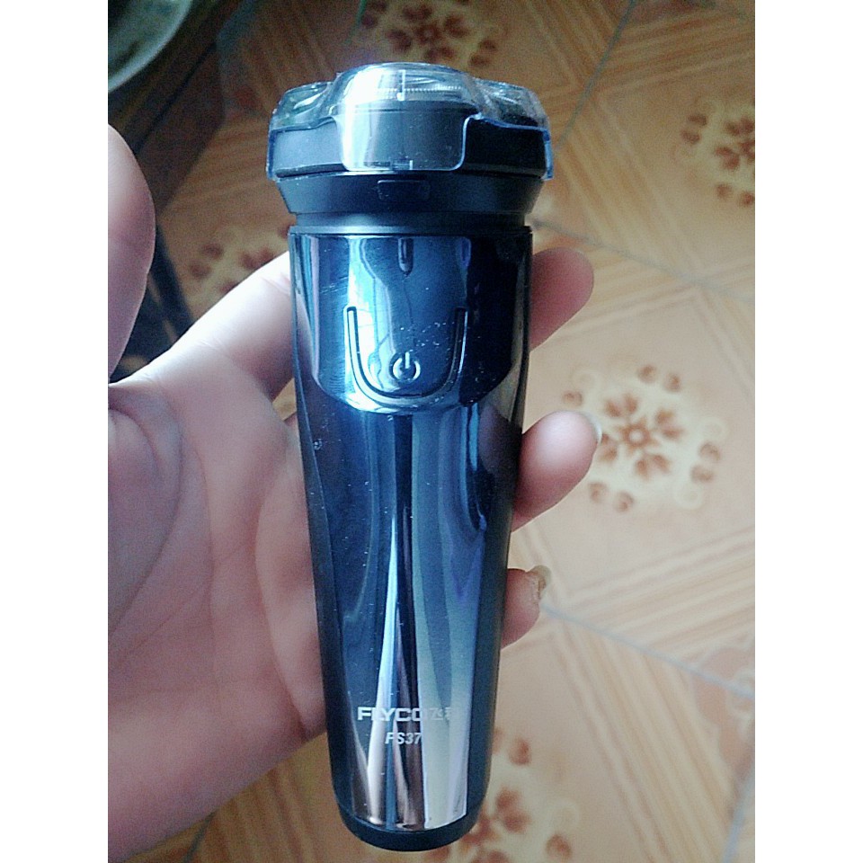 Máy cạo râu Flyco FS373 Cao cấp 3 lưỡi dao kép chống nước chạy siêu êm Bảo hành Chính hãng