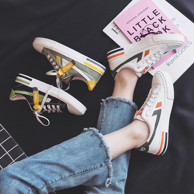 [Mã FAGREEN245 giảm 10% tối đa 30k đơn từ 99k] (VIDEO) Giày thể thao nữ siêu êm phối màu phong cách 1990 | BigBuy360 - bigbuy360.vn