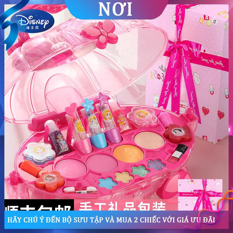 ✵✙Bộ mỹ phẩm dành cho trẻ em Disney Quà tặng sinh nhật công chúa Hộp trang điểm Ngày Đồ chơi
