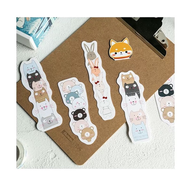 Set 30 bookmark đánh dấu trang gấu siêu cute