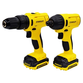 Combo máy khoan + vặn vít cầm tay 12v stanley schi121s2fk-b1 - chính hãng