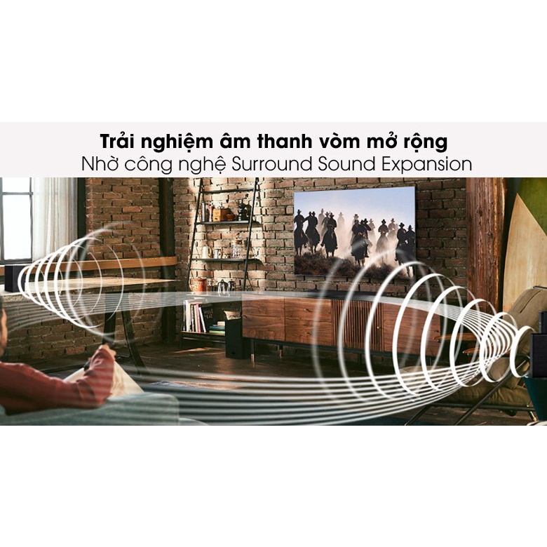 Loa soundbar Samsung HW-B450 2.1ch, Công suất 300W
