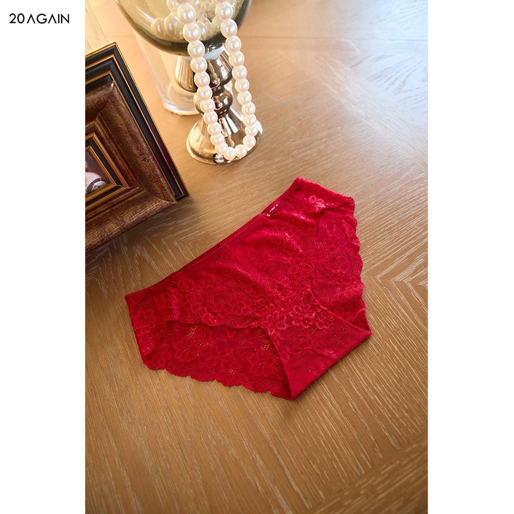 Quần lót ren 20AGAIN PVA0048 kháng khuẩn, mềm mại, thoáng mát | BigBuy360 - bigbuy360.vn