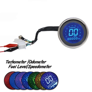 Universal Motorcycle Digital Speedometer Retro LCD Odometer ATV Meter