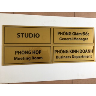 bảng số phòng mica có sẵn keo dán
