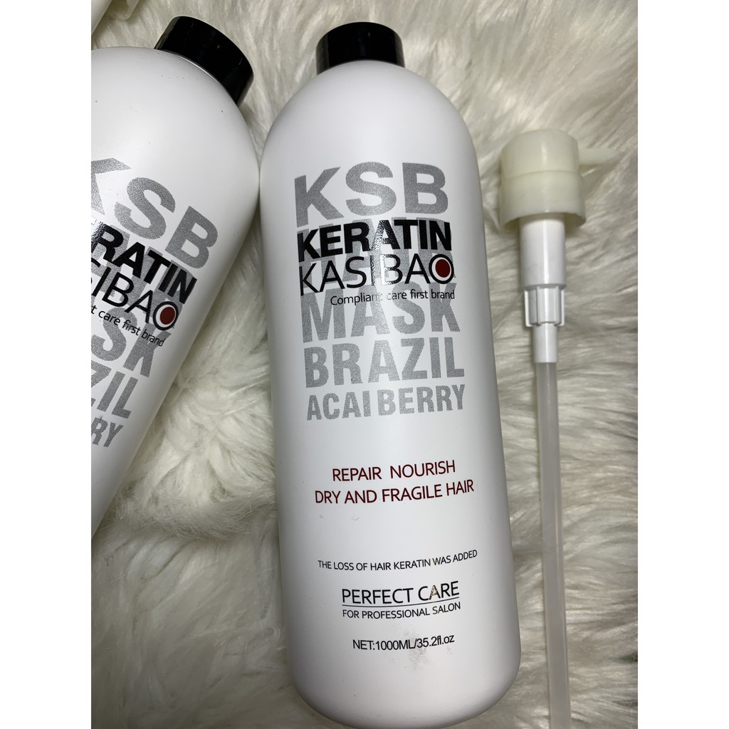 Hấp Dầu Keratin Kasibao KSB 1000ml Hấp Siêu Bóng Mượt