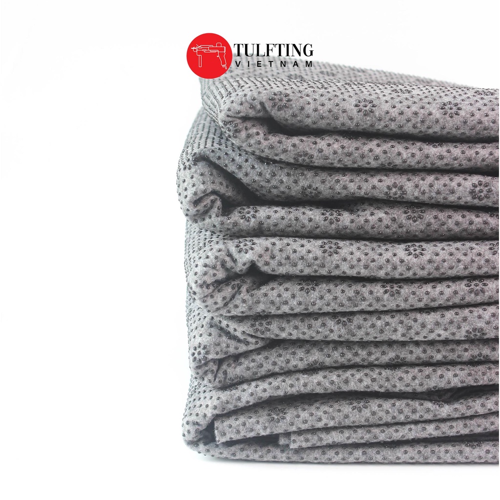 Vải dạ lót có họa tiết cao su chống trượt, dùng lót thảm tufting handmade kích thước lớn | Anti Slip rug fabric