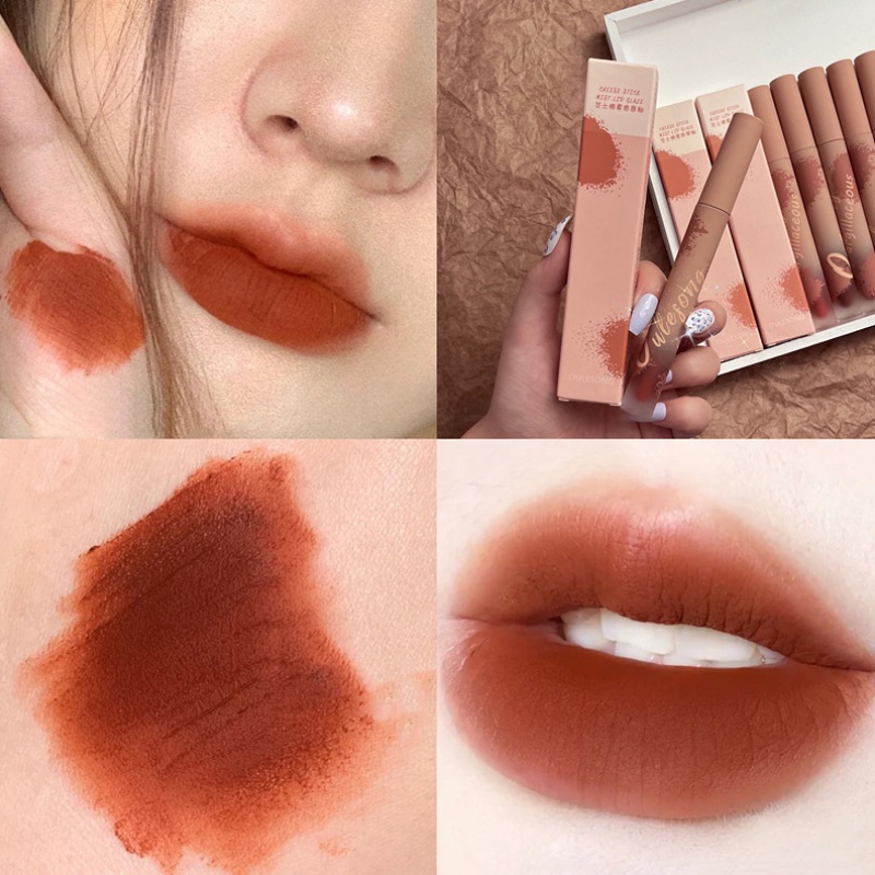 Son Kem Lì oulesong Chống Nước Lâu Trôi Không Dính Cốc 6 Màu Sắc Tùy Chọn