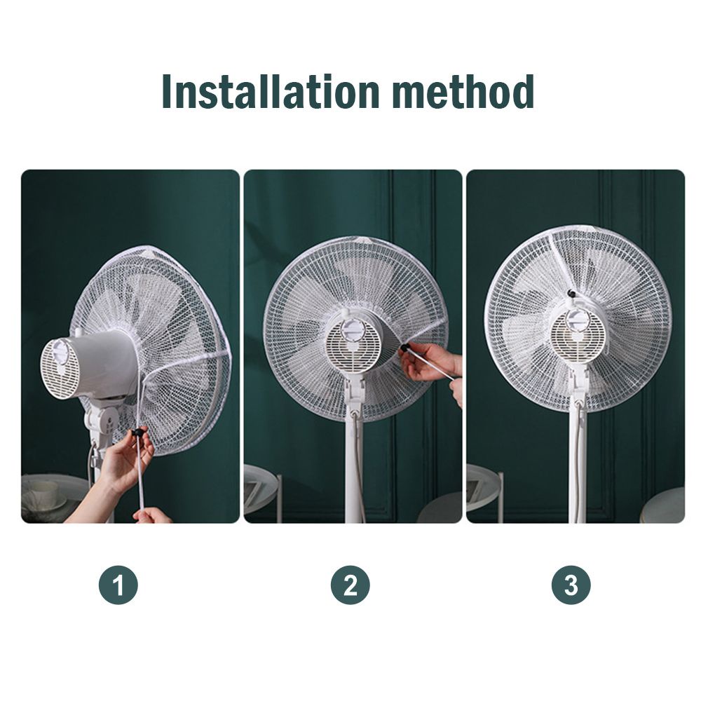 Vỏ bọc lưới bảo vệ đầu quạt chống bụi họa tiết hoạt hình dễ thương