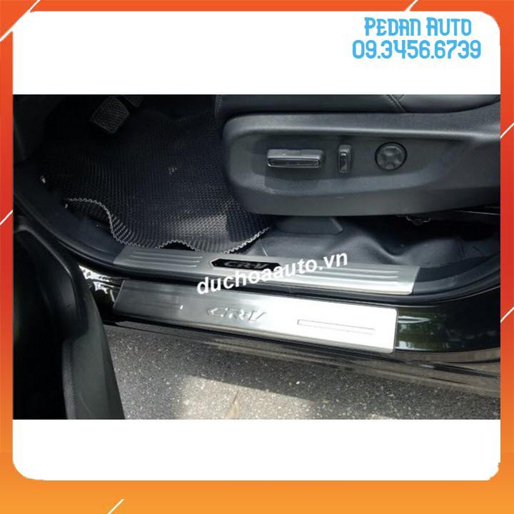 [Honda CR-V] - ốp bậc cửa trong ngoài Honda CRV 2018 - 2019 2020 INOX