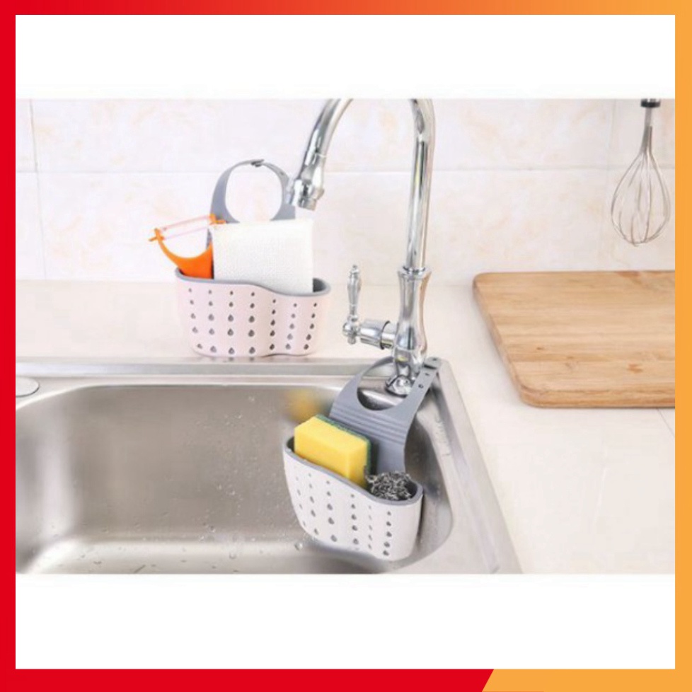 Giỏ đựng giẻ rửa bát 2 lớp cao cấp, dày dặn, chống đọng nước, sạch sẽ