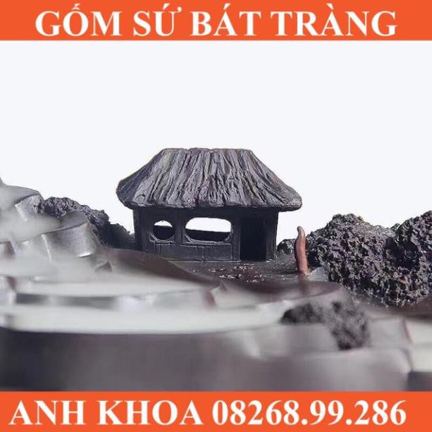 Thác khói ruộng bậc thang - Gốm sứ Bát Tràng Anh Khoa