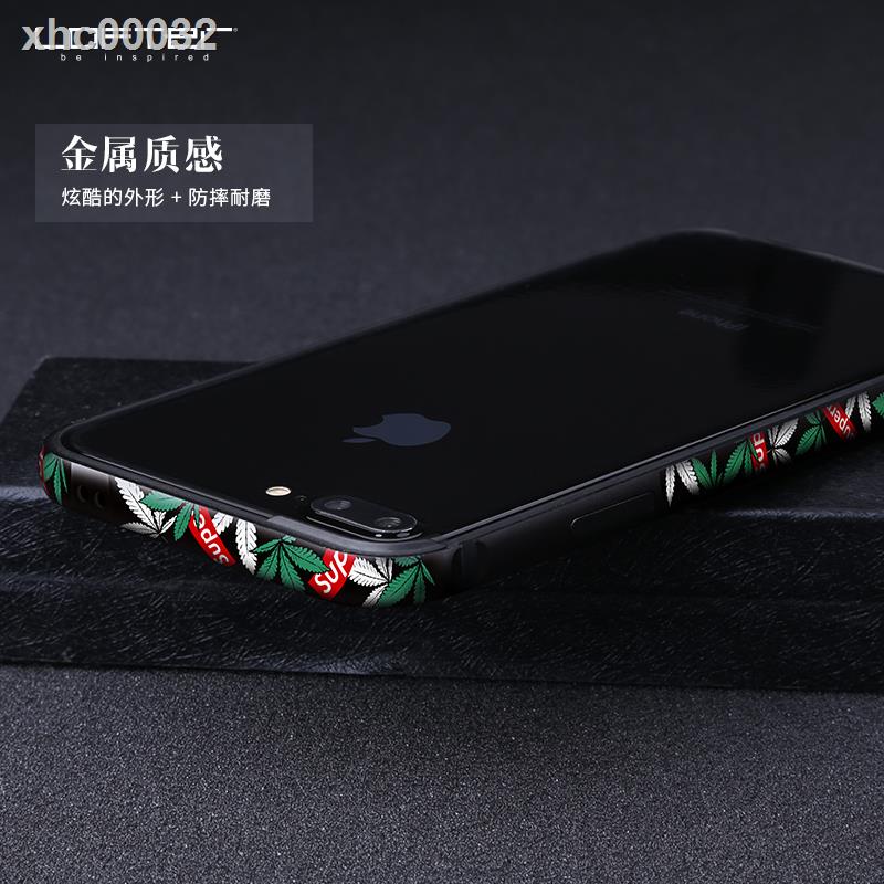 ☼Ốp điện thoại viền kim loại thiết kế sáng tạo cho Apple iphone7 Apple 8plus 7P