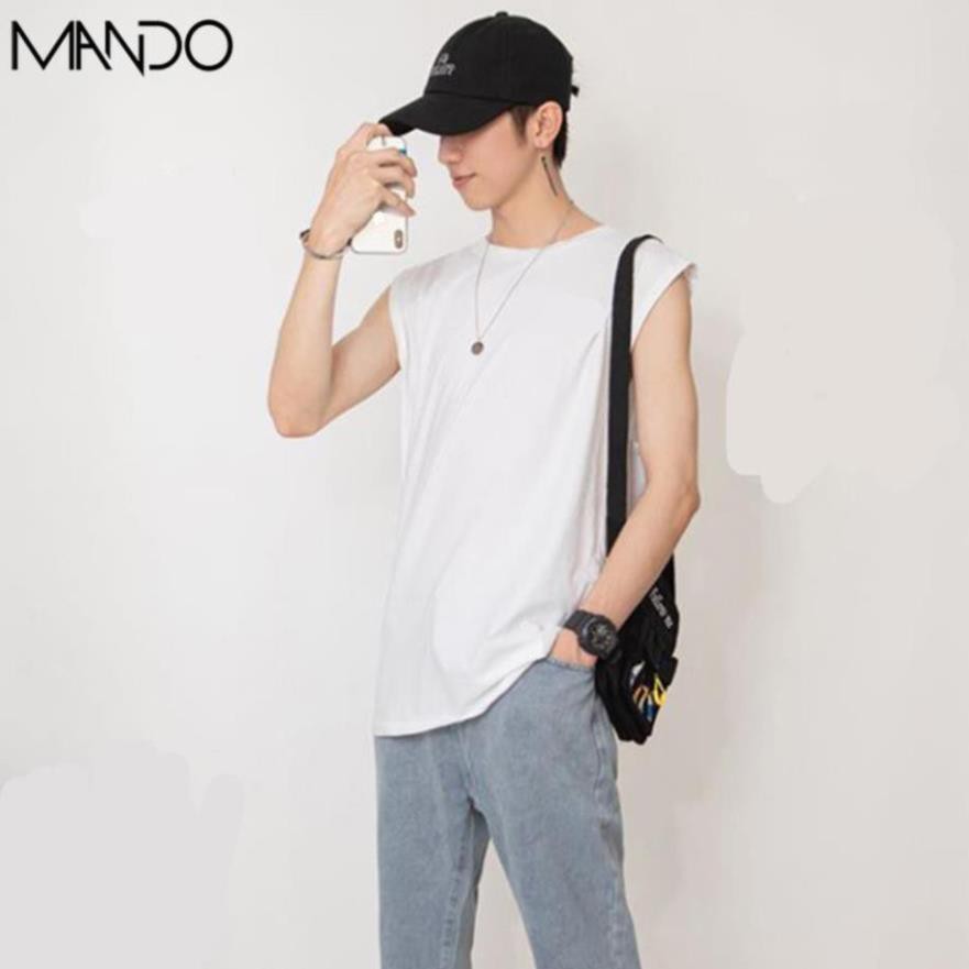 [THUN COTTON] Áo Tanktop Nam Nữ Phối Cùng Quần Jean, Kaki Siêu Thoáng Mát Thấm Hút Mồ Hôi Thời Trang MANDO- PDN9  ྇ ་ ..