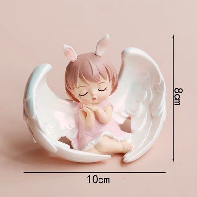 [Spot] Búp Bê Trang Trí Bánh Kem Chủ Đề Công Chúa Nhỏ Nhắn Anne Đội Vương Miện Bé Gái Mặc Váy Sinh Nhật Đầu Tiên