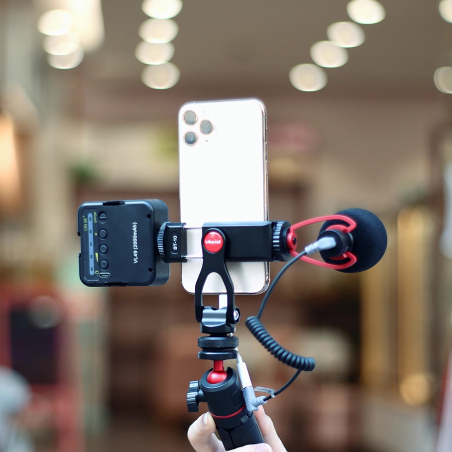 ULANZI ST-10 - Ngàm kẹp điện thoại bằng kim loại xoay 360°