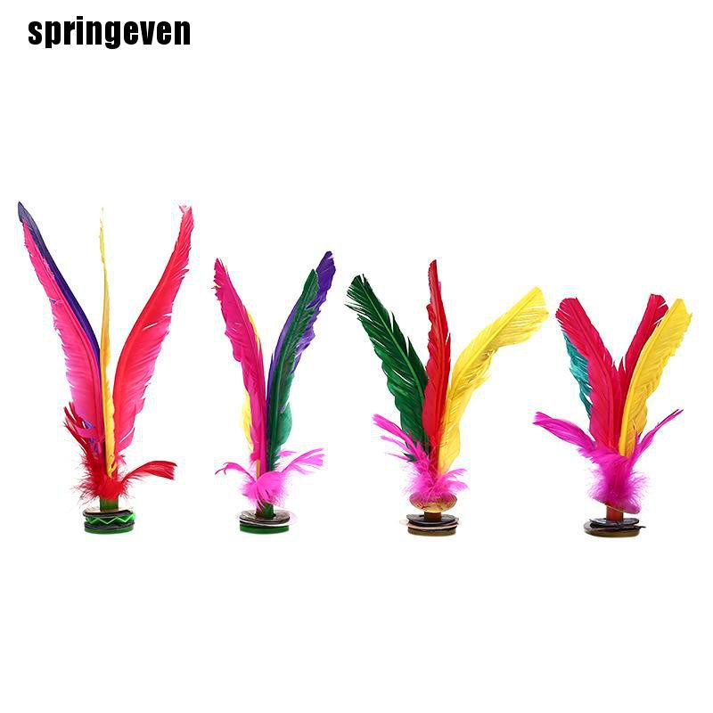 [springeven] Bánh Xe Lông Ngỗng Jianzi Đá Cầu Lông Ngỗng Tập Thể Dục