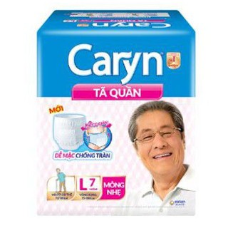Combo 30 miếng tã quần caryn size l, date 2024