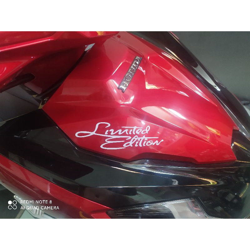 Tem dán, Decal dòng chữ Limited Edition