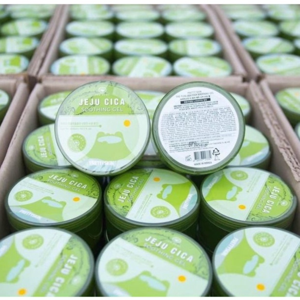 Gel Dưỡng Đa Năng Pretty Skin - PrettySkin Jeju Cica Soothing Gel 300ml