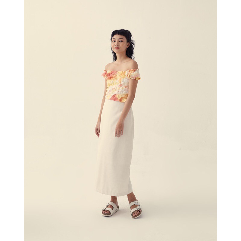 Váy Midi ( Cam - Cream  ) | BigBuy360 - bigbuy360.vn