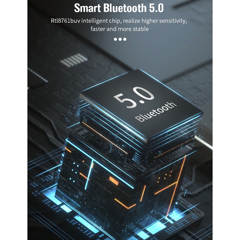 Thiết bị nhận tín hiệu không dây Bluetooth 5.0 20M màu đen | BigBuy360 - bigbuy360.vn