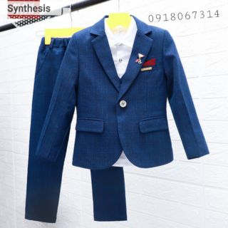 Bộ vest dài tay bé trai
