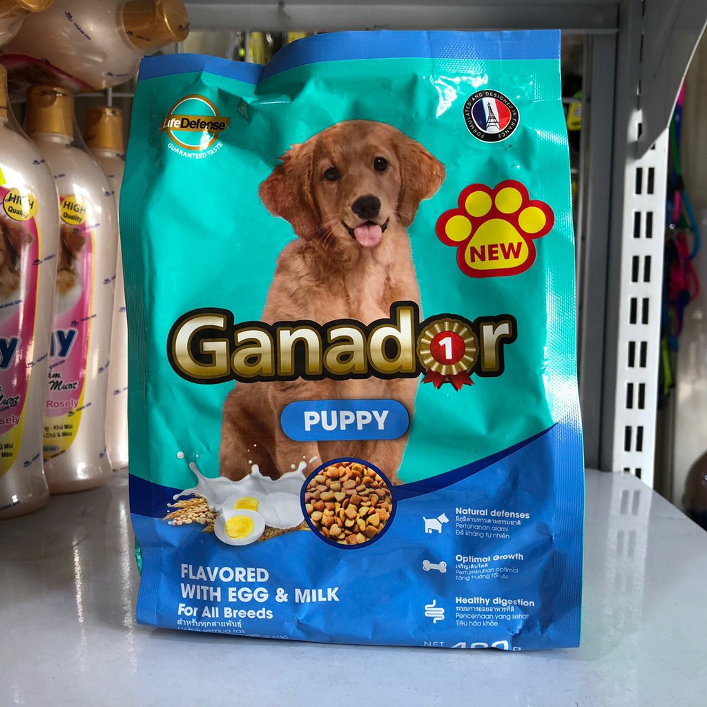 [400g] Hạt Ganador Puppy Cho Chó Con Vị Trứng & Sữa