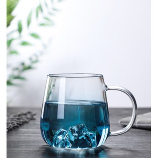 Cốc thuỷ tinh núi xanh