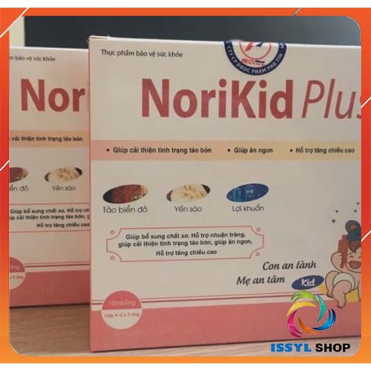 NORIKID PLUS – Hỗ Trợ Cải Thiện Biếng Ăn,Táo BónTăng Sức Đề Kháng ở Trẻ 06 Tháng – 12 Tuổi [CHÍNH HÃNG HỘP 20 GÓI]