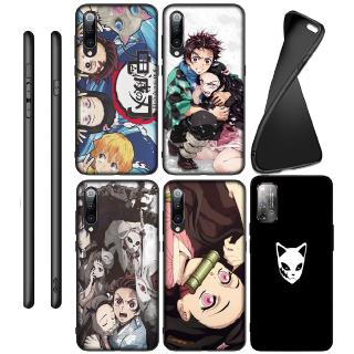 Ốp điện thoại mềm hình Anime Demon Slayer cho Xiaomi Redmi Note 9S K30 K20 9 Pro Max S2 4X Poco X2