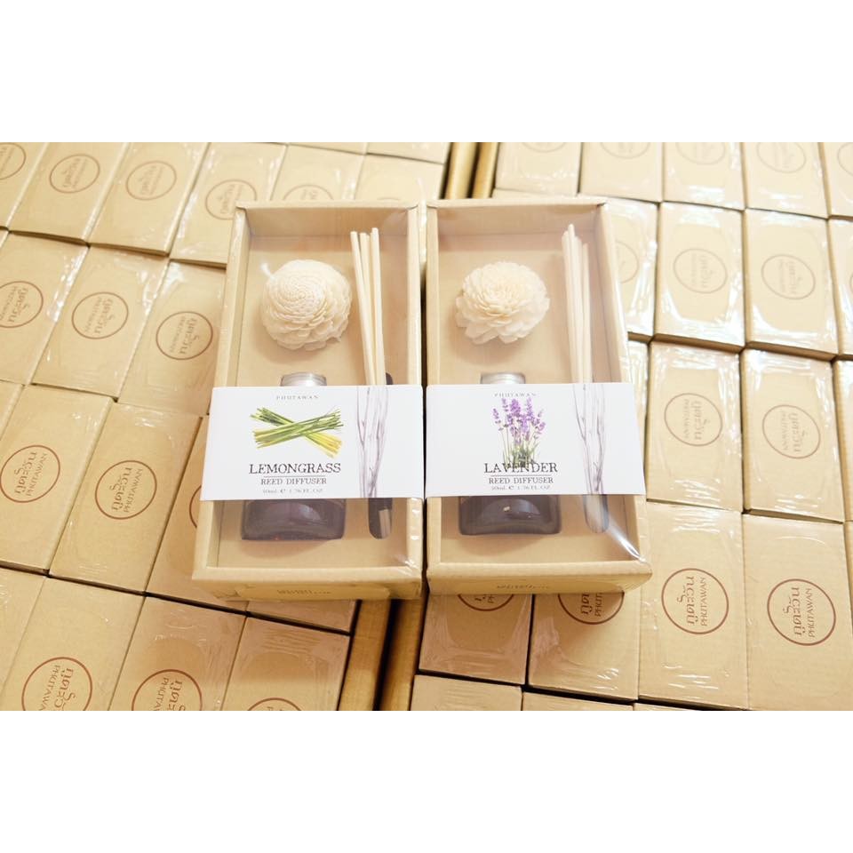 TINH DẦU QUE GỖ THƠM PHÒNG PHUTAWAN AROMA REED DIFFUSER 50ML