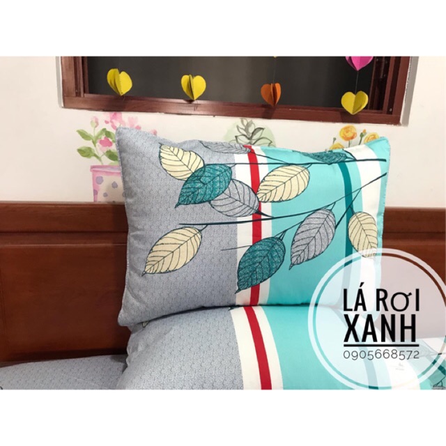 Bộ ga gối Thắng Lợi 4 món không kèm mền chuẩn logo