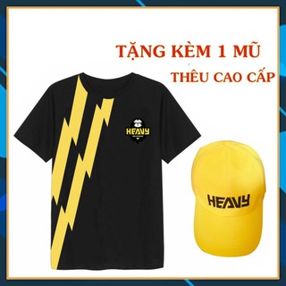 (SALE 50%) Áo Free Fire [Tặng Mũ Free Fire] Màu Đen In 3D Đội Tuyển HEAVY