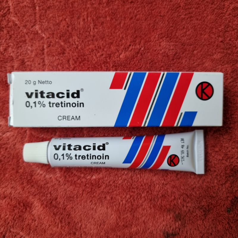 TRETINOIN 0.1% VITACID - KEM GIẢM MỤN - CHỐNG LÃO HÓA NHẬP KHẨU INDONESIA