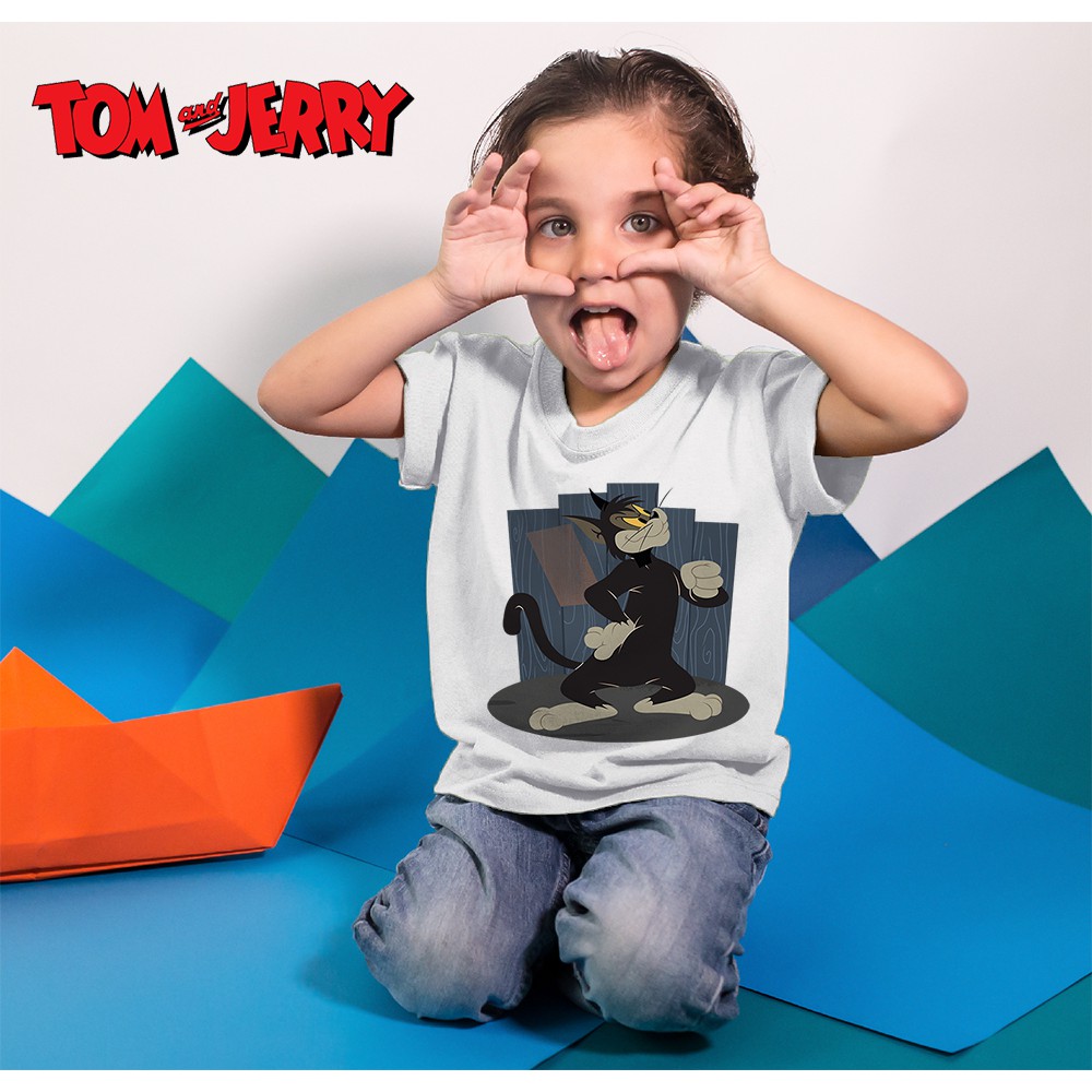 Áo thun Cotton Unisex - Movie - Tom and Jerry - Mèo Jack
