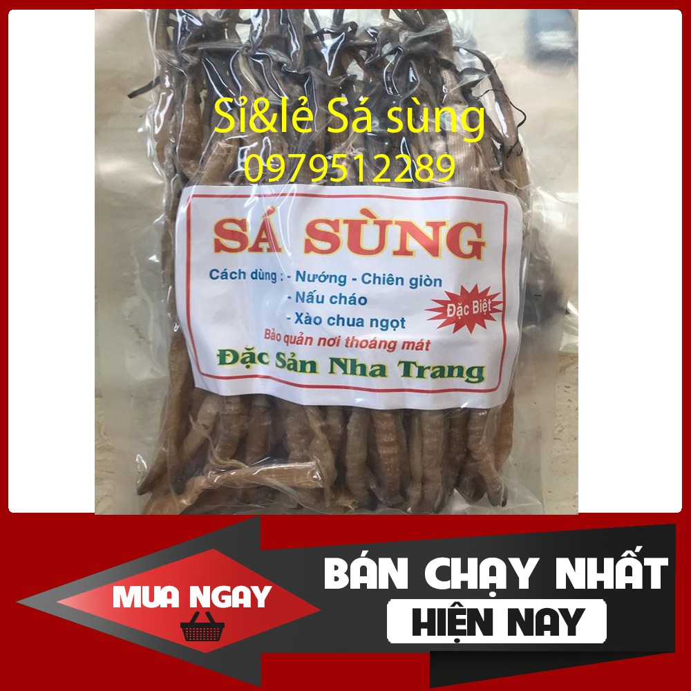 Sá Sùng Khô Nấu Phở Con Lớn 500gr Siêu Ngon Ngọt - Sạch Cát - Size Lớn