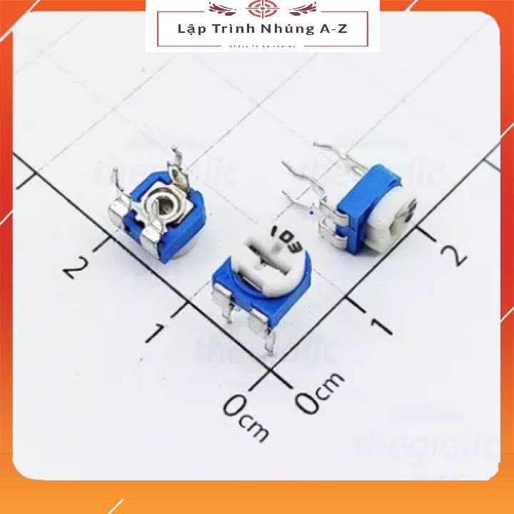 Biến Trở Tam Giác RM065 (Biến Trở Cúc Áo) 501 102 202 502 103 203 503 104 204 105 (500R - 1M)